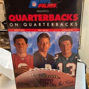 NFL Film Quarterback Cassette VHS Aikman Dan Marino Steve Young Football Tape